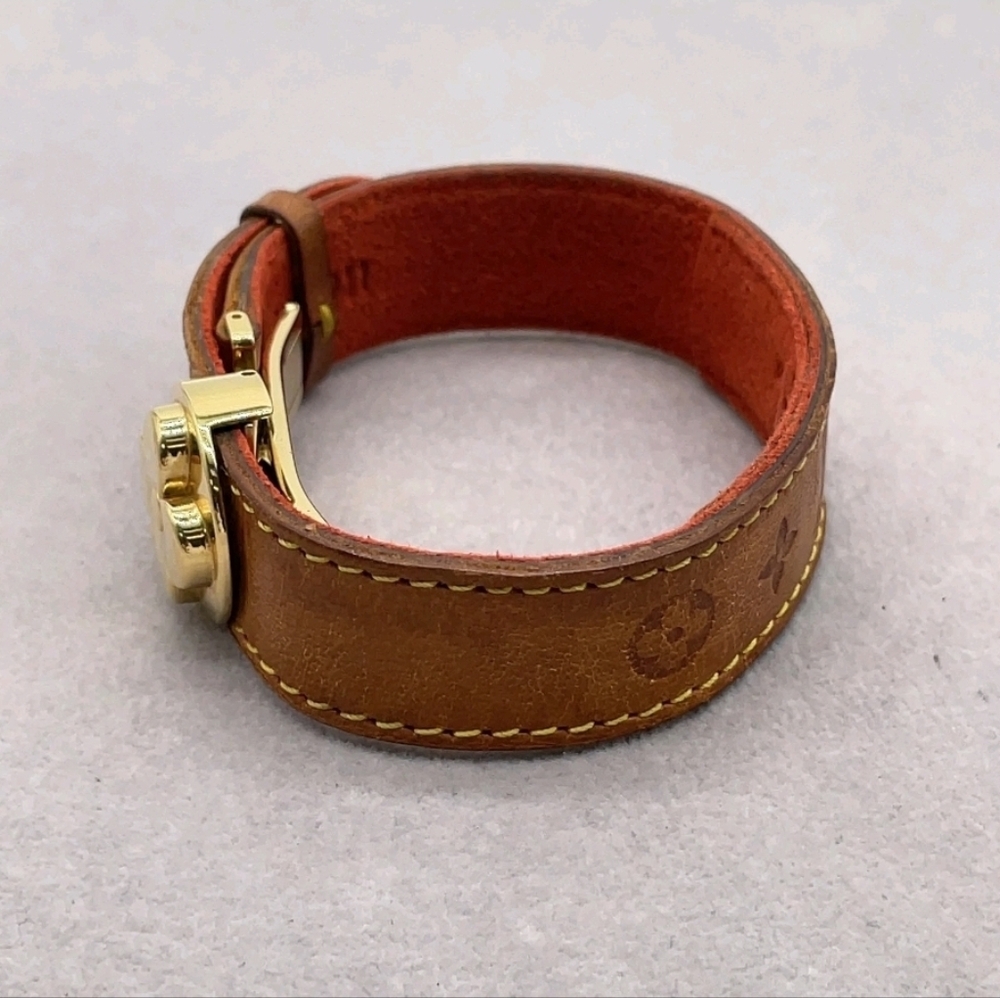 Authentic Louis Vuitton Brown and Gold Bracelet - Picture 6 of 12